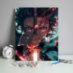 Картина по номерам Diy Клинок - Танджиро 1