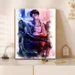 Картина за номерам Атака титанів - Леві 2