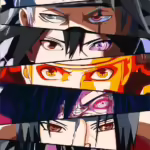 Картина по номерам ORIGAMI Наруто. Сила очей