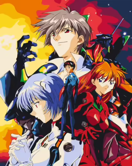 Картина по номерам ORIGAMI Євангеліон