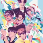 Картина по номерам ORIGAMI K-POP BTS