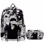 Рюкзак чорно-білий Магічна битва