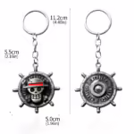 Брелок із металу ВанПіс - Луффі рухається