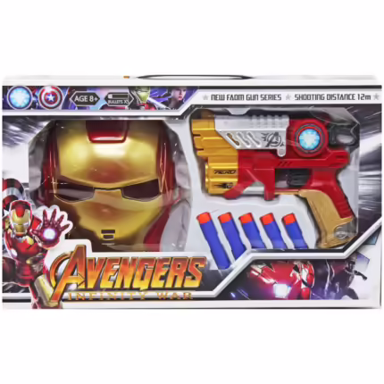 Ігровий набір з бластером MARVEL - Залізна людина