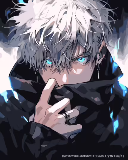 Картина по номерам Магічна битва - Годжо