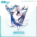 Акрилова фігурка Хацуне Міку чорна