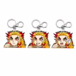 Брелок акриловий 3D Клинок - Ренгоку