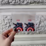 Наліпки на кредитки Капітан Америка