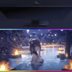 Комп'ютерний килимок з підсвіткою Genshin Impact - Райден 70*30