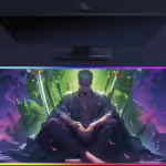 Комп'ютерний килимок з підсвіткою Зоро 70*30