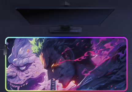 Комп'ютерний килимок з підсвіткою ВанПіс - Зоро 70*30