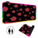 Комп'ютерний килимок з підсвіткою Акацукі 70*30