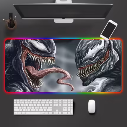 Комп'ютерний килимок з підсвіткою Веном art1 60*30