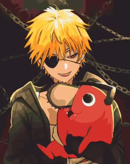 Картина по номерам Origami - Людина-бензопила