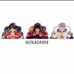 3D наліпка Ван піс - Луффі гір