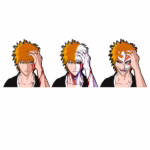 3Д наліпка Бліч - Ічіго аранкар