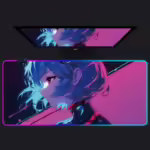 Комп'ютерний килимок з підсвіткою Євангеліон - Рей 80*30