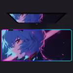 Комп'ютерний килимок з підсвіткою Євангеліон - Рей art1 80*30