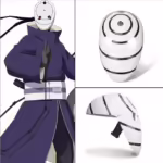 Маска Обіто біла