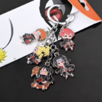 Брелок із металу Наруто - Акацукі