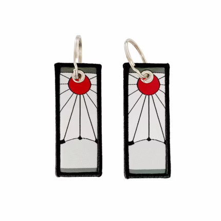 Брелок тканевий Клинок - Сережки Танджиро