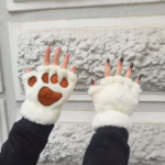 Лапки котячі білі розмір M