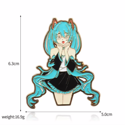 Пін Хатсуне Міку чорна