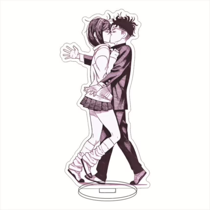 Акрилова фігурка ДанДаДан - Момо та Кен Такакура поцілунок