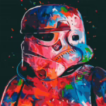 Картина по номерам Зоряні Війни - Штурмовик