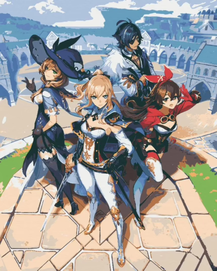 Картина по номерам ORIGAMI Геншин 1