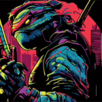 Картина по номерам Черепашка ніндзя - Рафаель