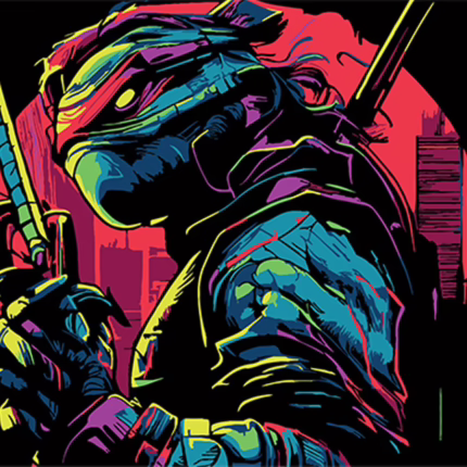 Картина по номерам Черепашка ніндзя - Рафаель