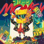 Картина по номерам Губка Боб - гроші