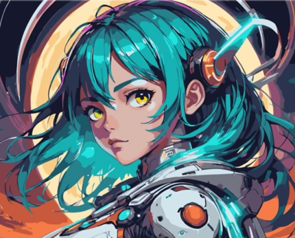 Картина по номерам ORIGAMI МехоТян