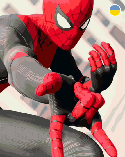 Картина по номерам - Людина Павук