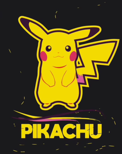 Картина по номерам Покемони - Пікачу