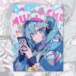 Картина по номерам Хацуне Міку 2