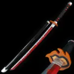 Катана Клинок що знищує демонів - Танджиро з гардою Ренгоку