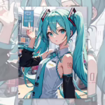 Картина по номерам Хацуне міку