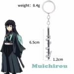 Брелок із металу Клинок - меч Муічіро