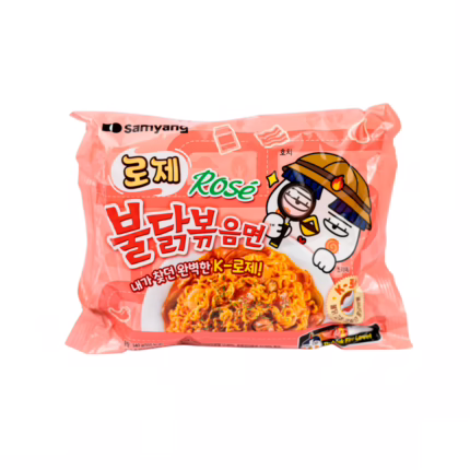 Бульдак Локшина Рамьон Роуз Samyang