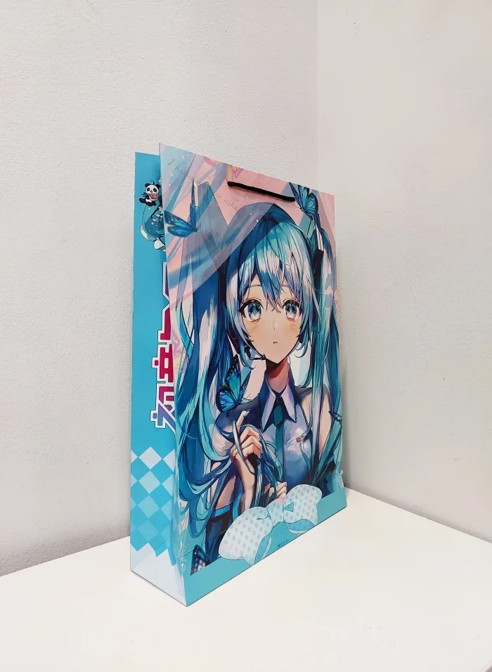 Пакет Хацуне Міку 21х41х9 - Зображення 2