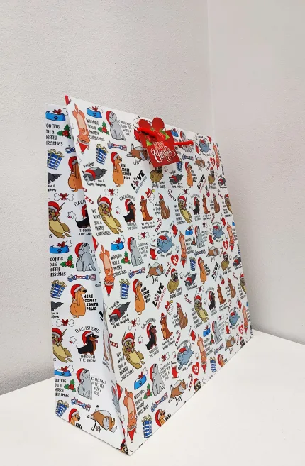 Пакет Новорічні песики 35х37х12