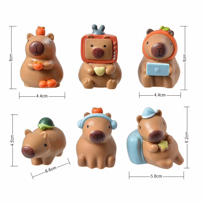 Аніме фігурка-чібі Хто там? - Капібара - Зображення 3