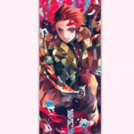 Постер 30х90 Клинок розтинаючий демонів - Танджиро