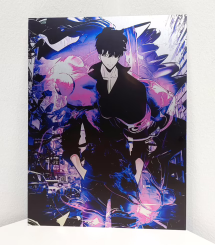 Металева картина А5 - Тільки я візьму новий рівень