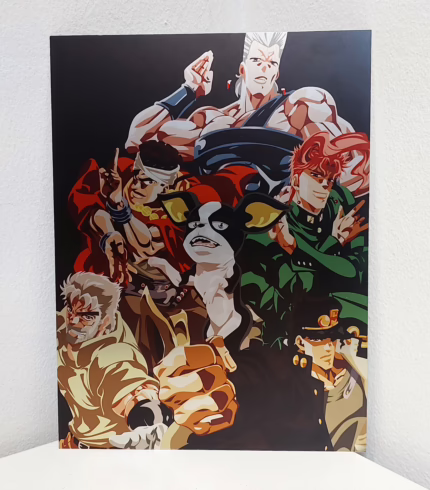 Металева картина А5 - ДжоДжо