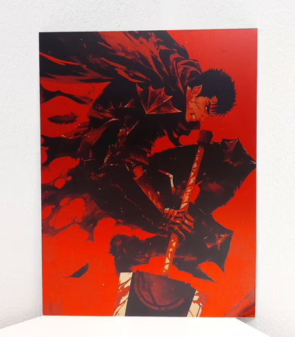 Металева картина А5 - Берсерк Гатс