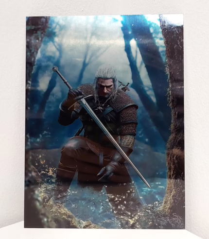 Металева картина А5 - Відьмак