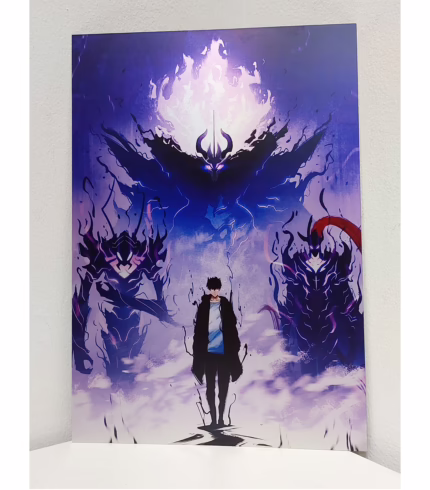 Металева картина А4 - Тільки я візьму новий рівень